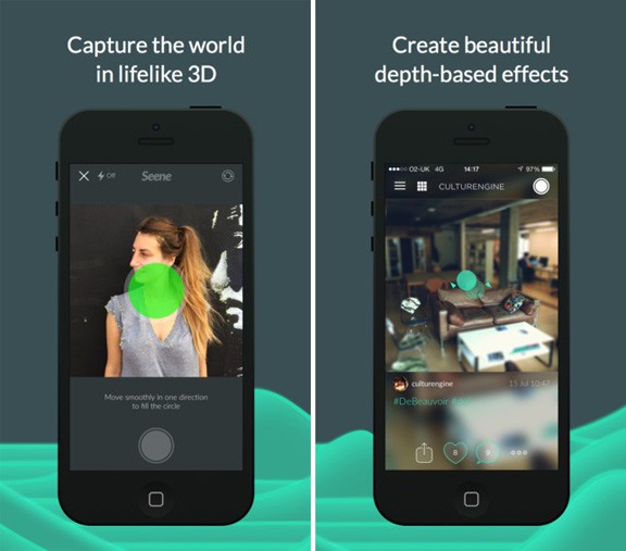 Seene: приложение для создания трехмерных фотографий на Android