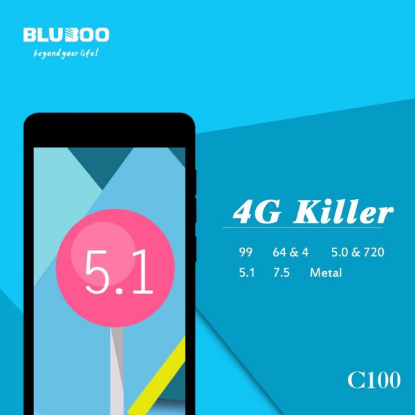 Bluboo C100: металлический корпус и 4G за 99 долларов