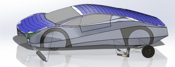 Immortus — спортивный автомобиль на солнечных батареях