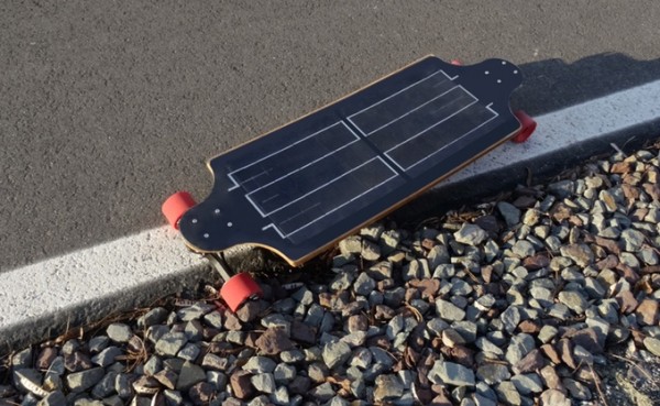 YoungBoard — электрический скейтборд на солнечных батареях
