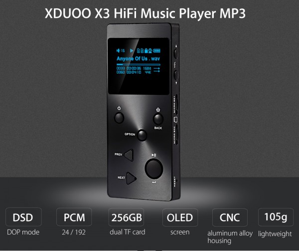 XDUOO X3 — бюджетный плеер со звуком Hi-Fi