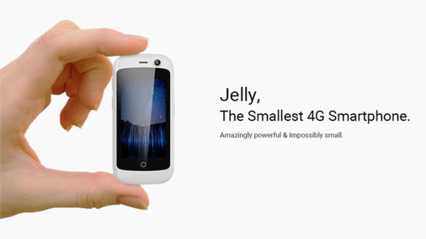 Jelly — миниатюрный смартфон c 4G и Android 7