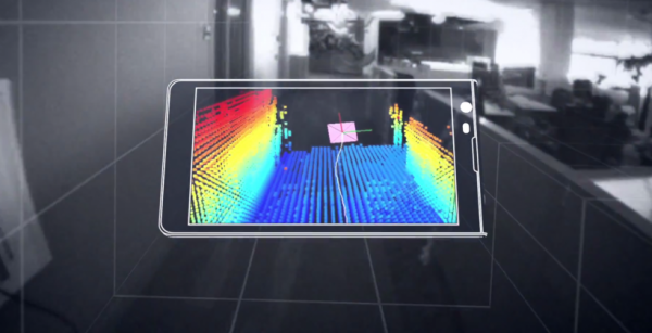 Google показал смартфон со встроенным 3D-сканером