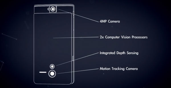 Google показал смартфон со встроенным 3D-сканером